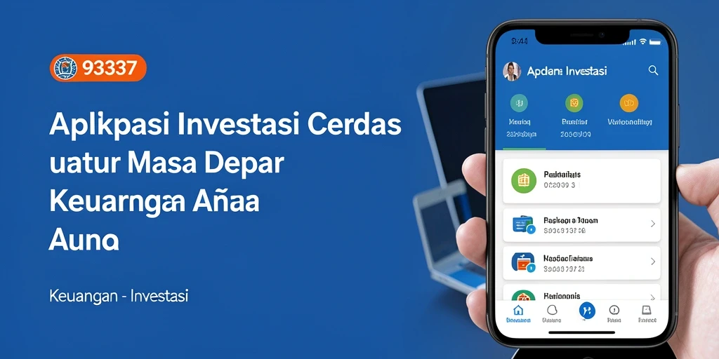 Tampilan antarmuka aplikasi investasi 93337 yang modern dan intuitif.