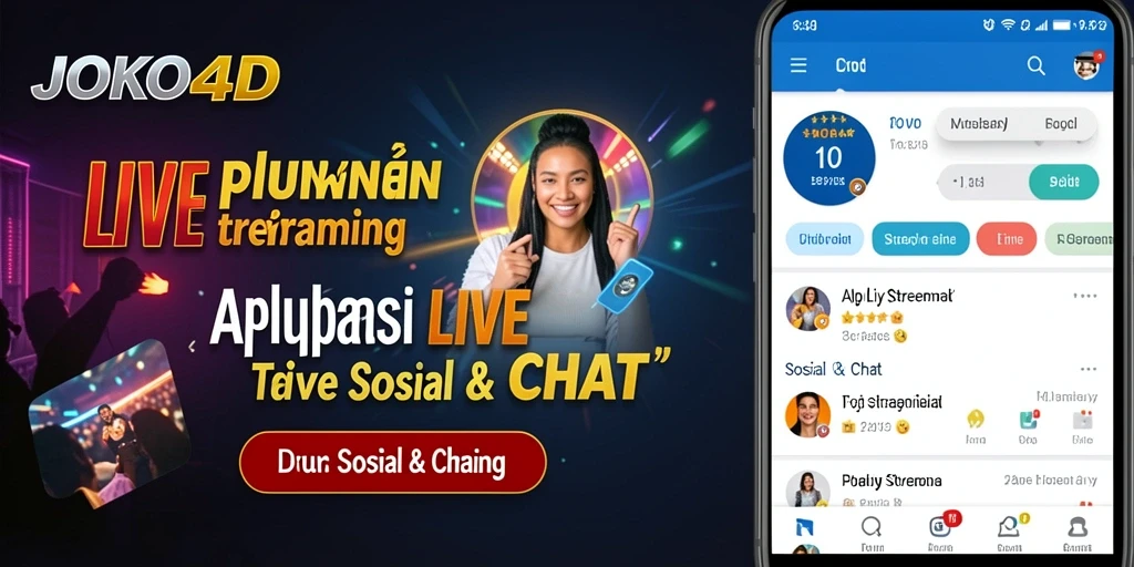 Tampilan antarmuka aplikasi JOKO4D yang menarik dan interaktif.