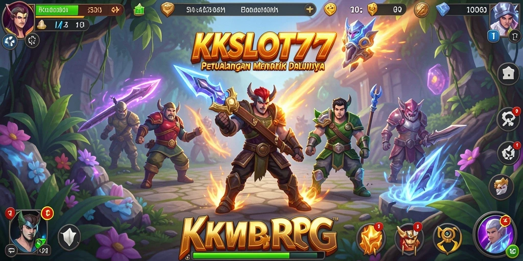 Tampilan antarmuka RPG KKSLOT777 yang menarik dan interaktif.