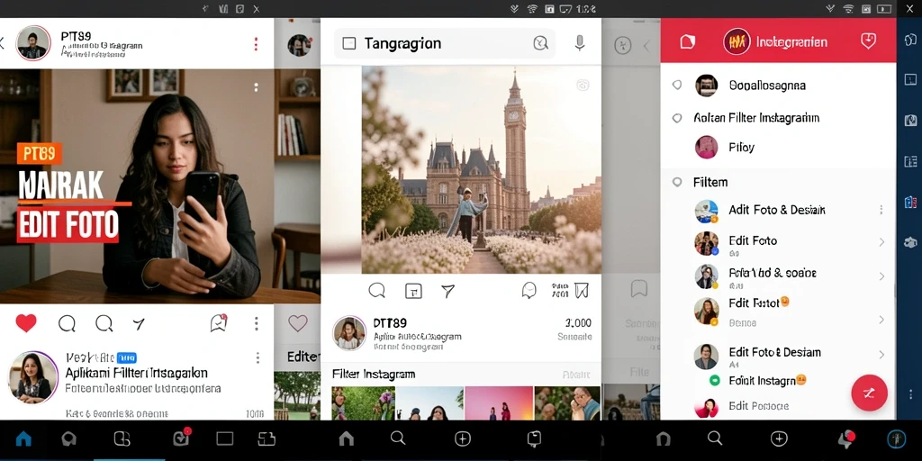Tampilan antarmuka PT89 yang modern dan fungsional untuk editing foto.