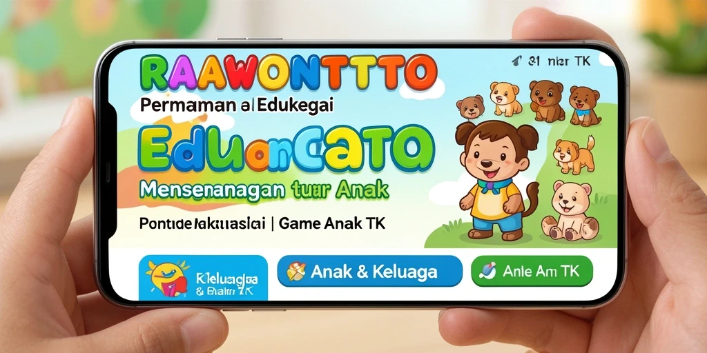 Antarmuka aplikasi RAWONTOTO yang penuh warna dan interaktif.