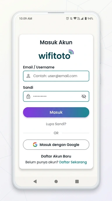 Masuk ke Akun wifitoto dengan Mudah dan Cepat